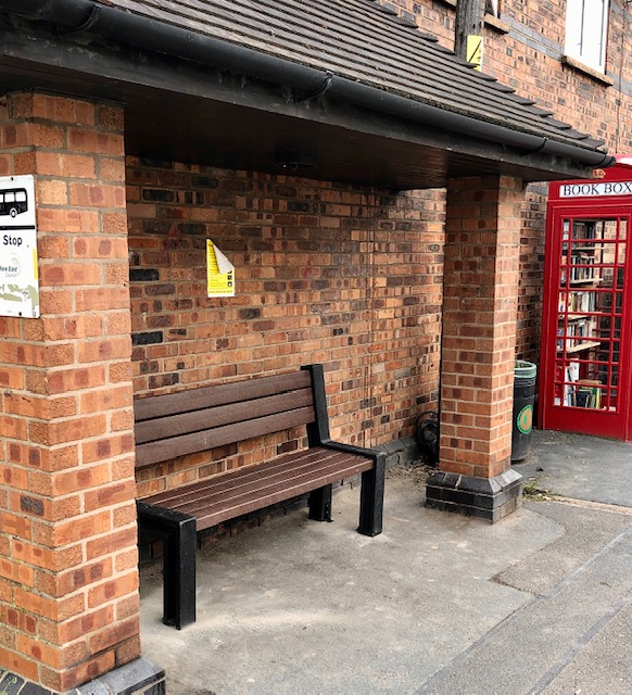 Bus Shelter Bench